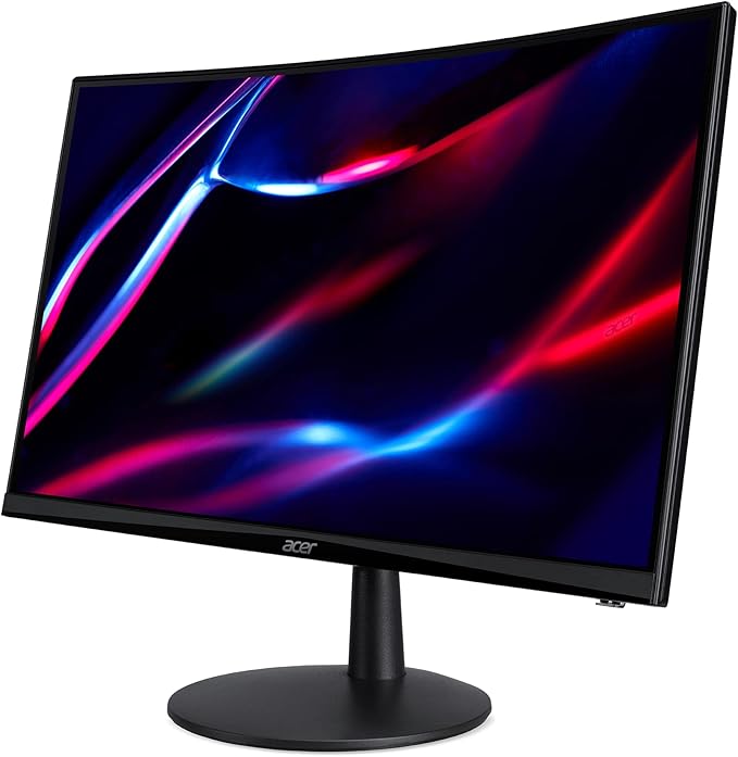 acer Nitro ED240Q Sbiip 23.6 Full HD 1920 x 1080 VA 1500R Curved Gaming Monitor | AMD FreeSync Premium | 165Hz Refresh Rate | 1ms (VRB) | ZeroFrame Design | 1 x Display Port 1.4 &amp 2 x HDMI 2.0 Po