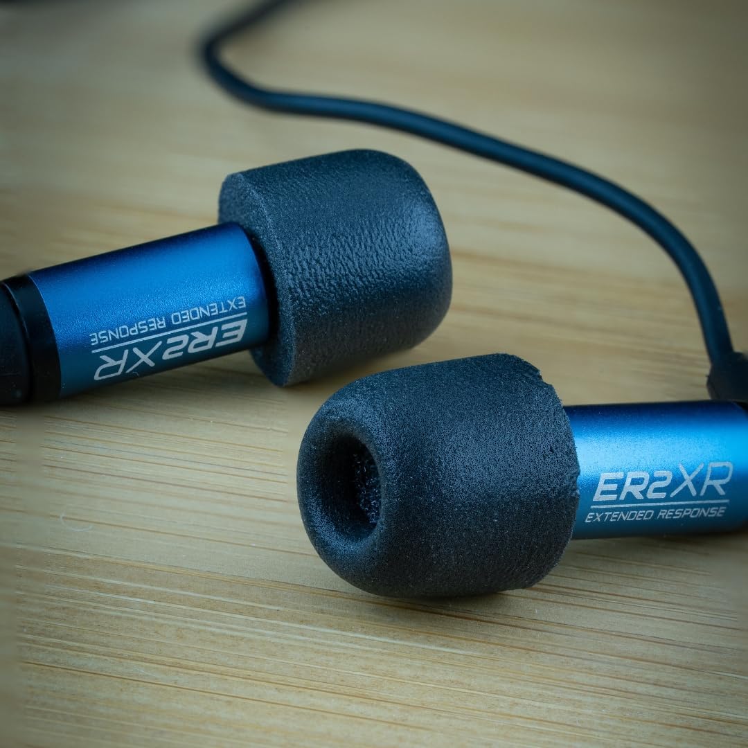 Comply 100 Core Series | Memory Foam Replacement IEM Ear Tips for Etymotic, Westone, Klipsch & More | Superior Noise Isolation, Ultimate Comfort, Secure Fit | TechDefender, Black, (S/M/L) (3 Pairs)