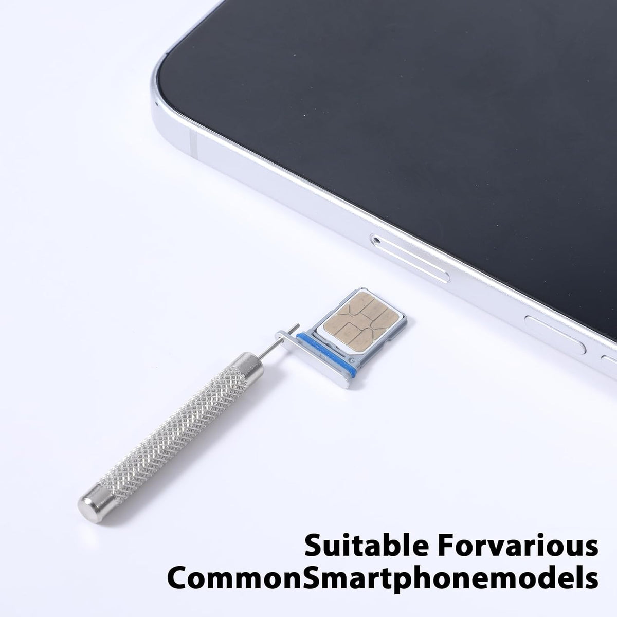 15 Pack SIM Card Tray Ejector Pin Tools, SIM Card Tray Removal Tool Ejector Pin for All Models Compatible with Samsung Galaxy HTC Google Sony