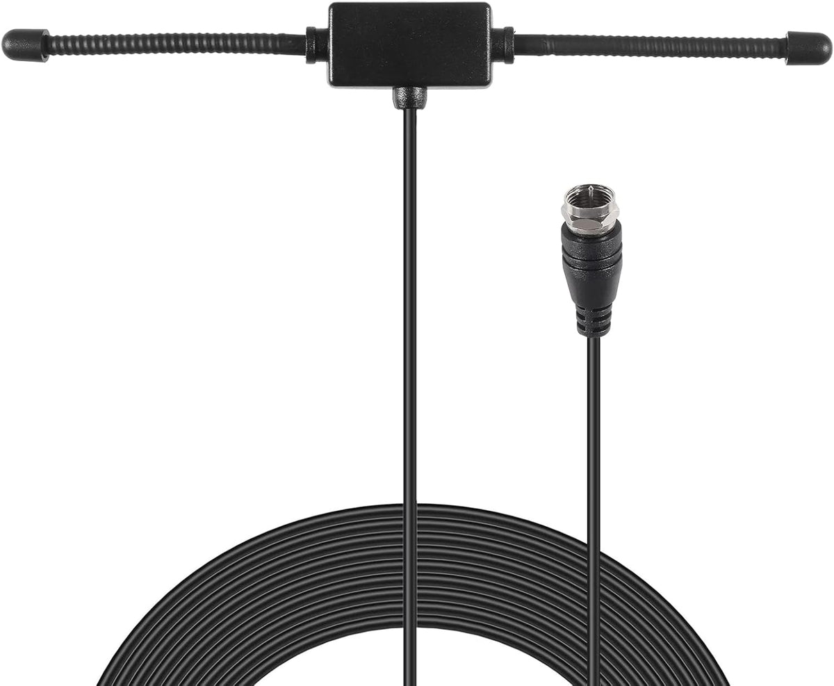 AEDIKO FM Radio Antenna Adhesive Mounting FM Radio FM Dipole Antenna for Stereo Receiver Indoor Music System FM Radio