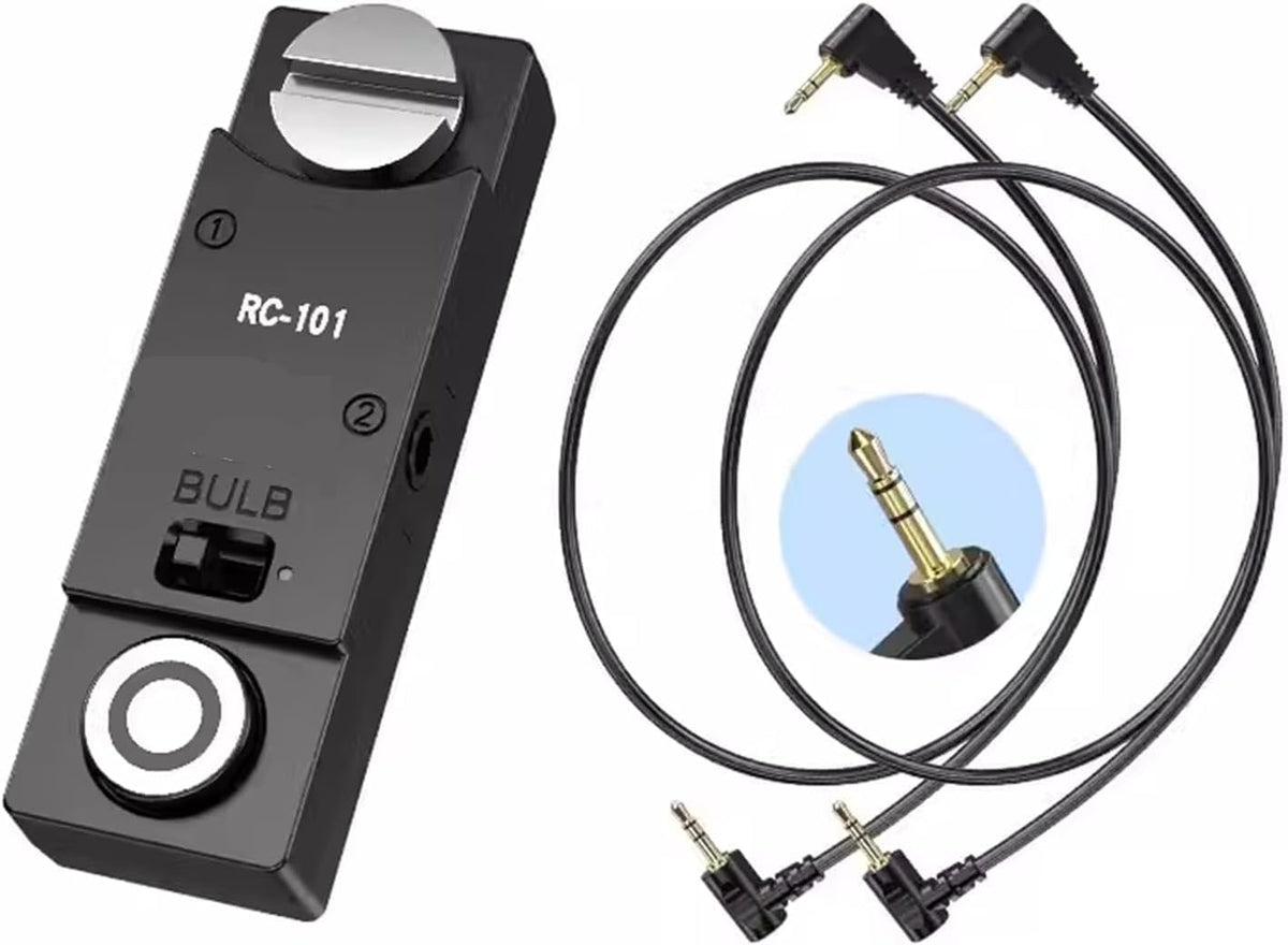 for Fuji/Canon Camera Cable Universal Iron cage Handle Shutter Release Accessory Shutter Cord RC101-E3/2.5mm Remote Control xt2 xt3 xt4 xt5 gfx50/50r/50s/100/100s can80d 90d r8 r10 650d 800d