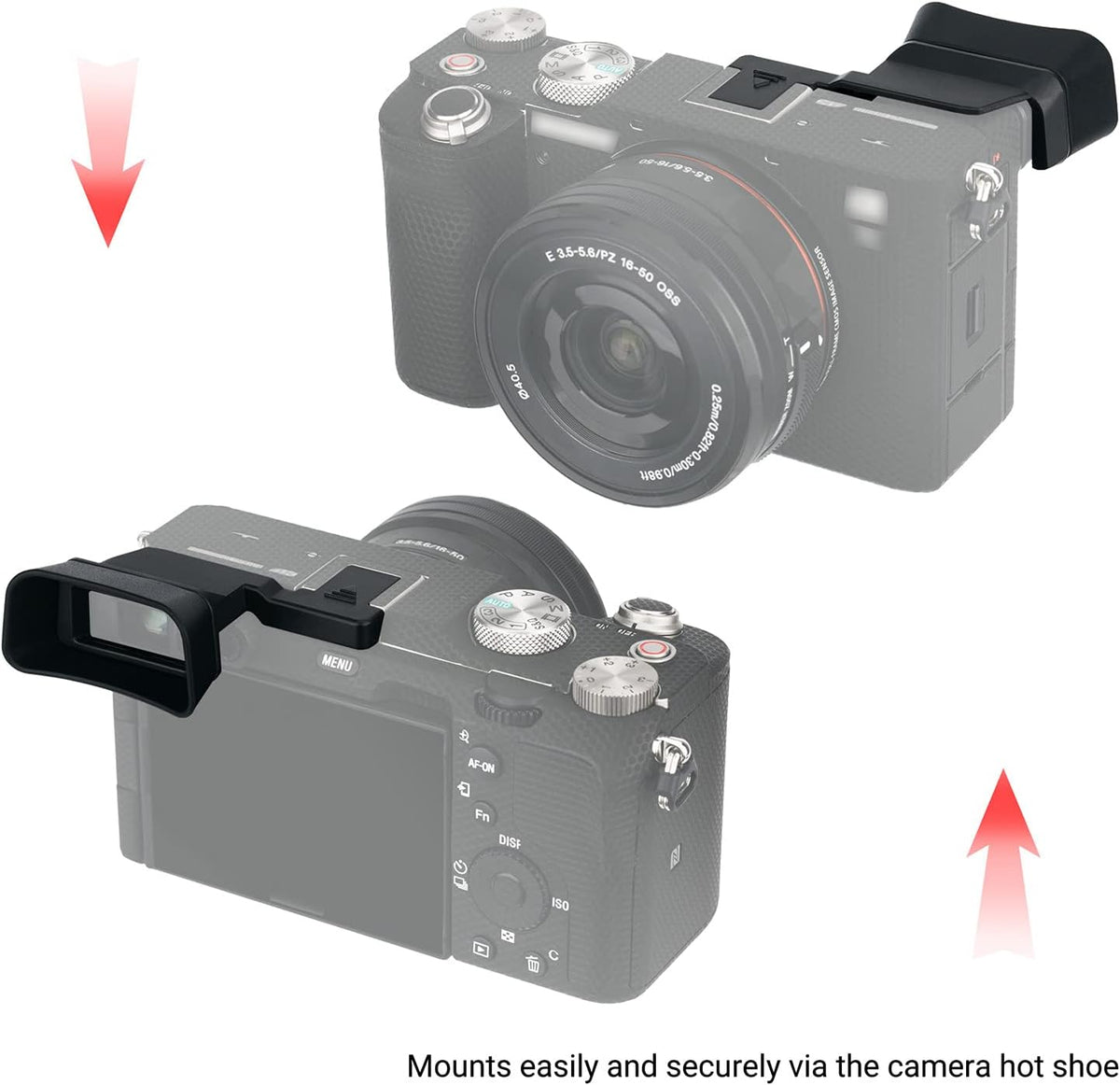 A7C 7C (ILCE7CL/S) A7C A7CR) Soft Silicon Camera Viewfinder Eyecup Eyeshade for Sony Alpha Eyepiece Eye Cup