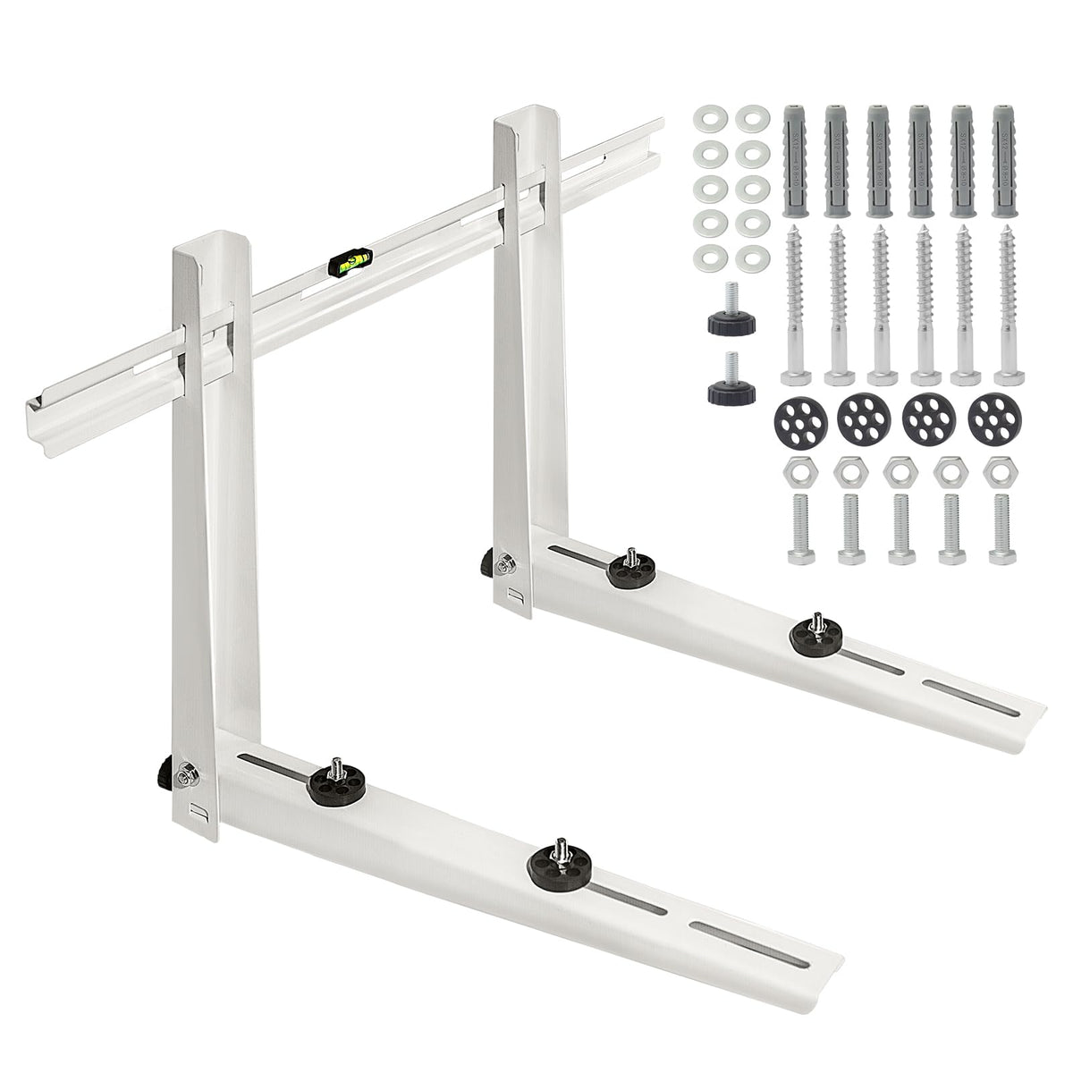 Mini Split Wall Mounting Bracket for Air Conditioner Heat Pump System Unit 9000-36000 BTU, Heavy Duty Foldable Support Bracket f