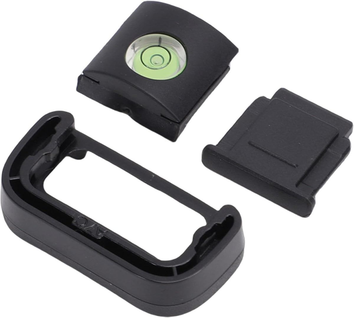 A7C Pomya Eyecup Viewfinder & Hot Shoe Cover with Bubble Level for Camera - Silicone Eye Cup, Protector Cap, AntiGlare