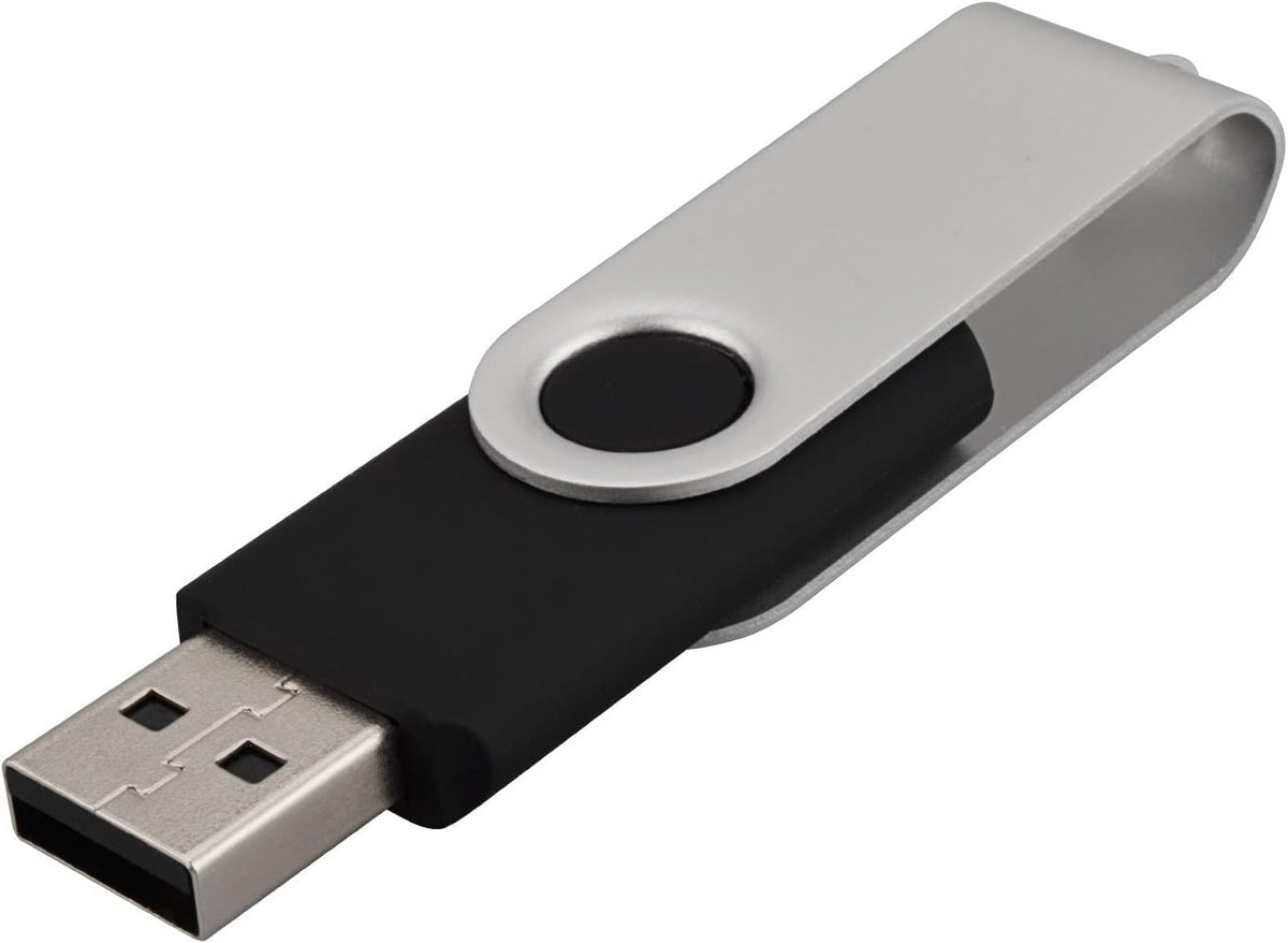 64GB USB Flash Drive - 64GB USB 2.0 Memory Stick - Black