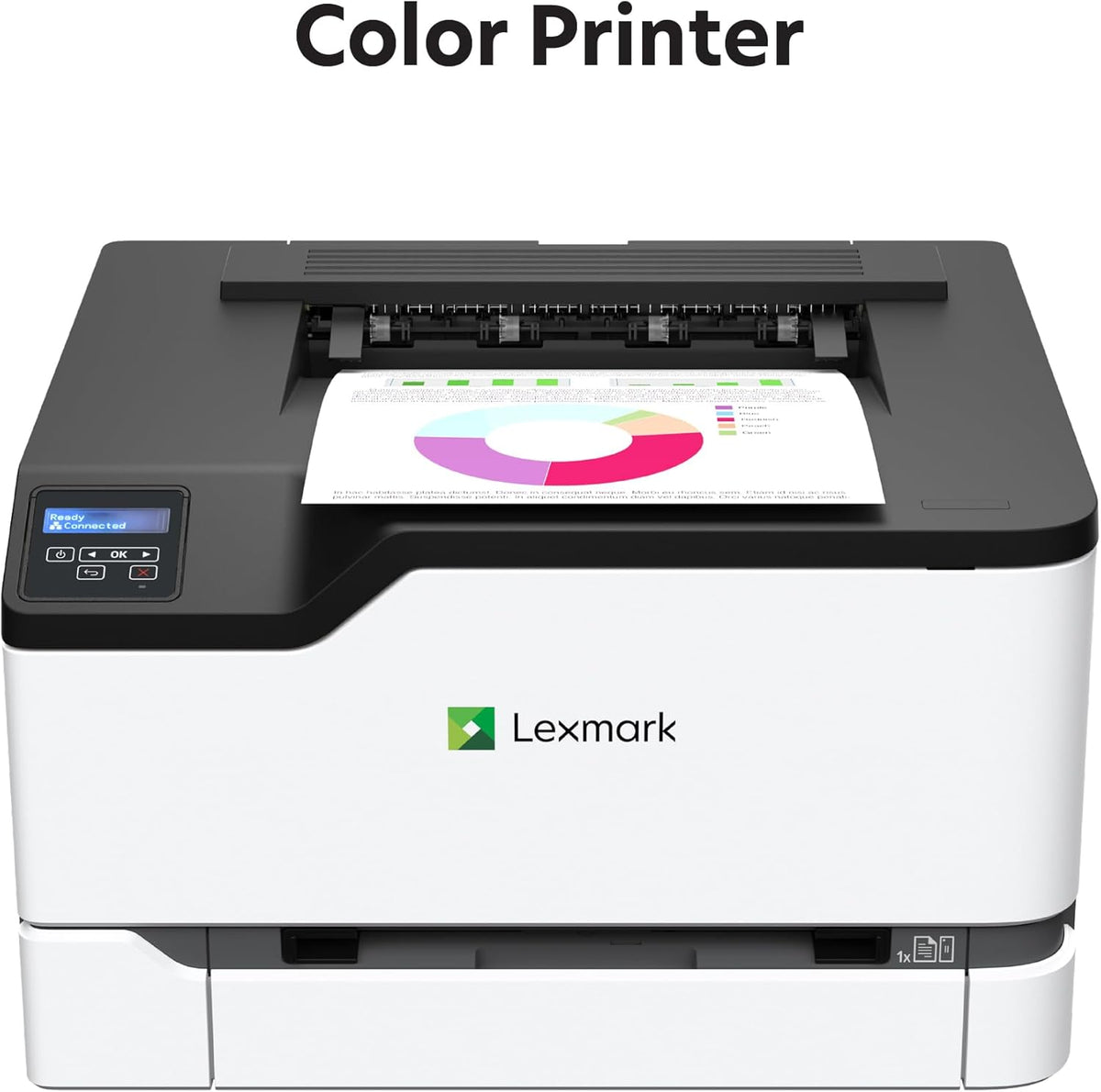 Lexmark CS331dw Color Laser Printer with Ethernet, Mobile-Friendly, Wireless Office Printer with Automatic Two-Sided Printing (3-Series)(40N9020)
