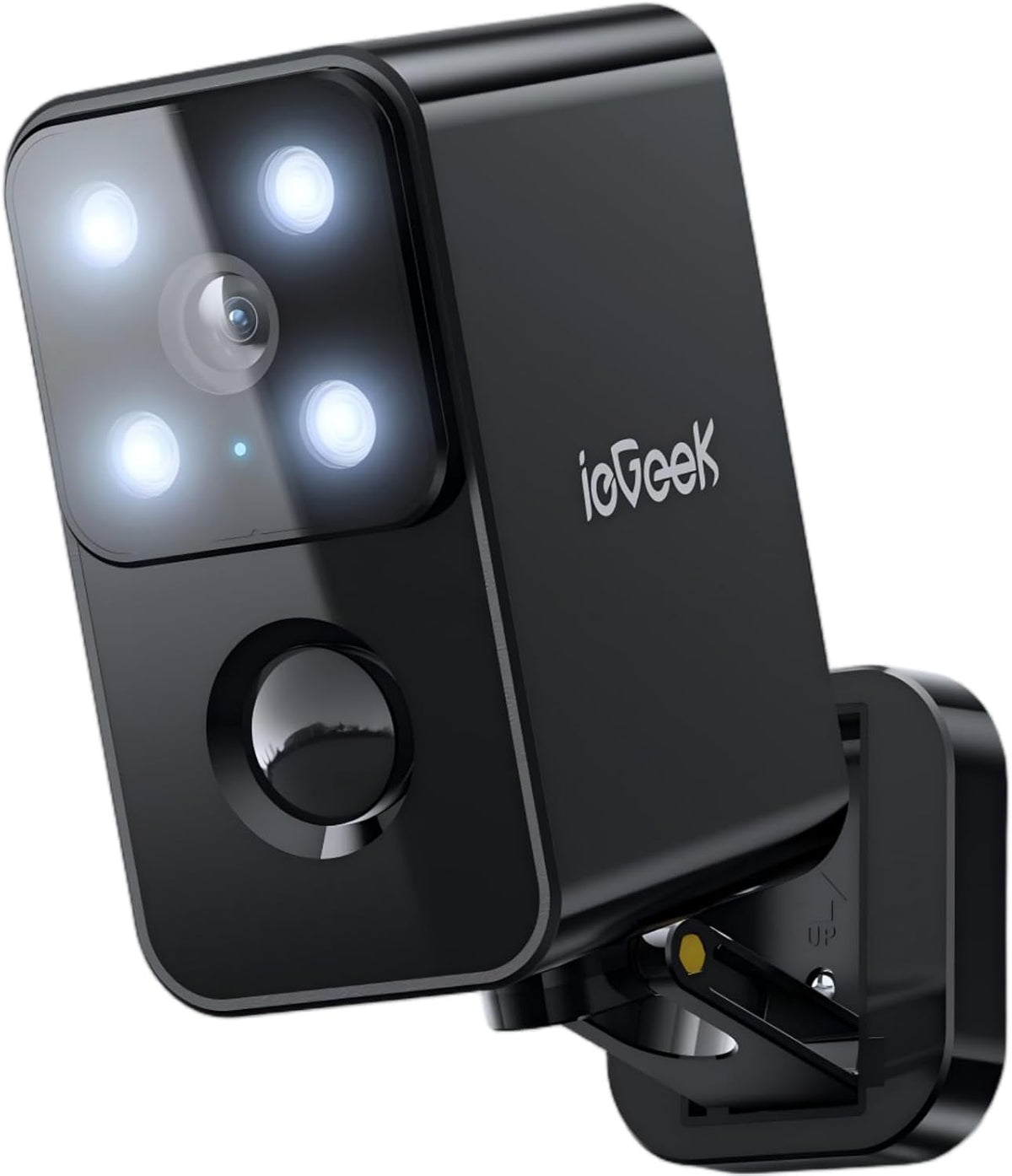 ieGeek 180, 2K 2-Way Talk,IP66 Outdoor Camera Wireless Home Security Cameras Pan Rotating Battery Powered WiFi Security
