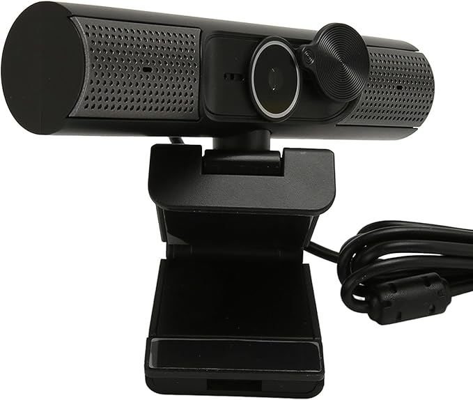 CUIFATI 2K USB Webcam with Mic and Speaker Auto Focusing Streaming Camera 30Fps Computer Camera for Desktop Laptop Video Chat Noise Reduction Plug and Play