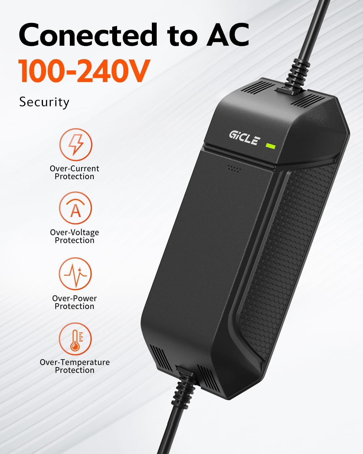 Gicle 12V 15A 180W 110V 12V AC to DC Converter, AC/DC Power Supply Adapter Transformer for Tire Inflator, Car