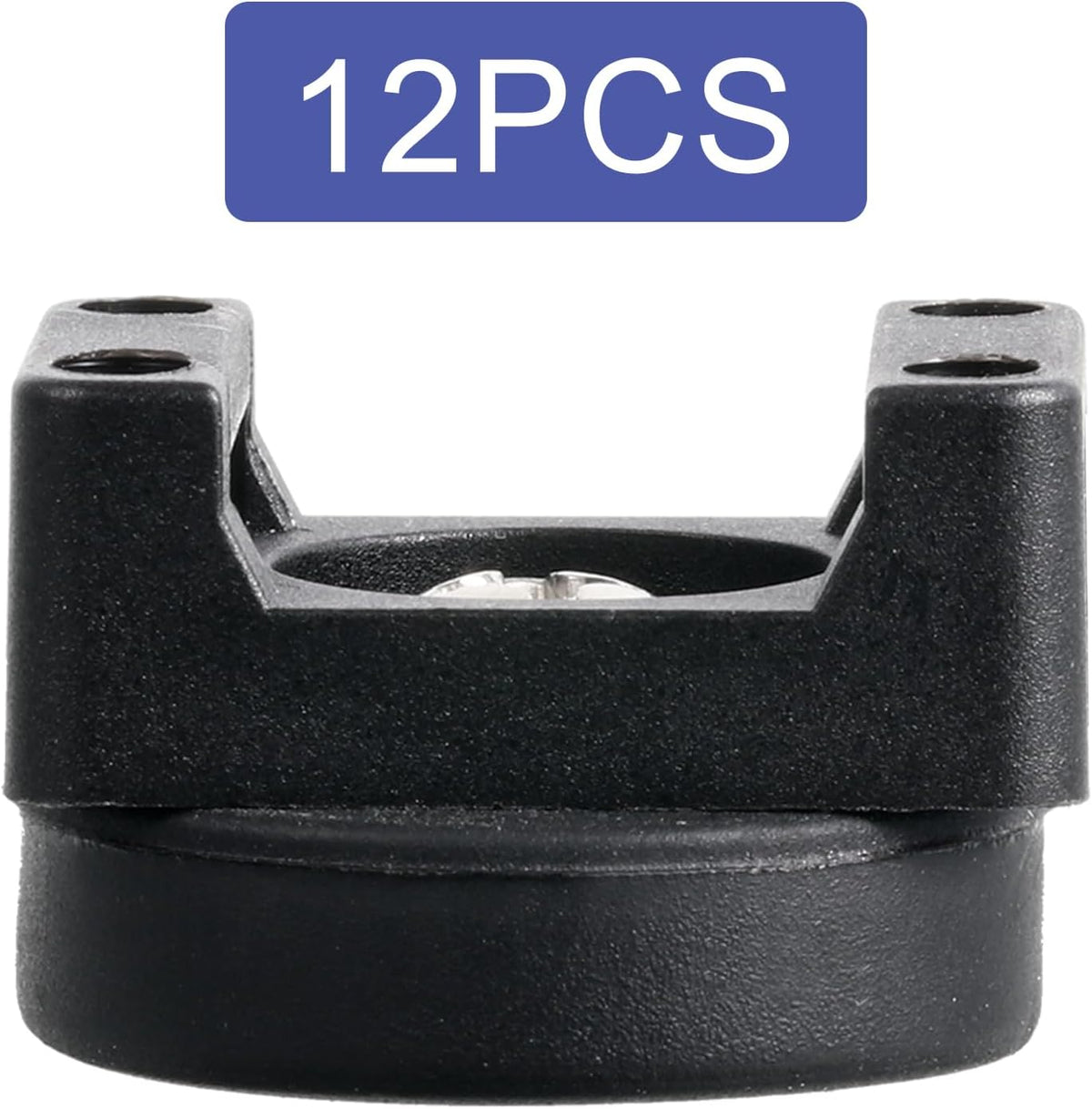 12 (22 mm) Yookeer Pcs Magnetic Zip Tie Mount Base Black Magnetic Cable Clips Wire Holder Multipurpose Cable Ties