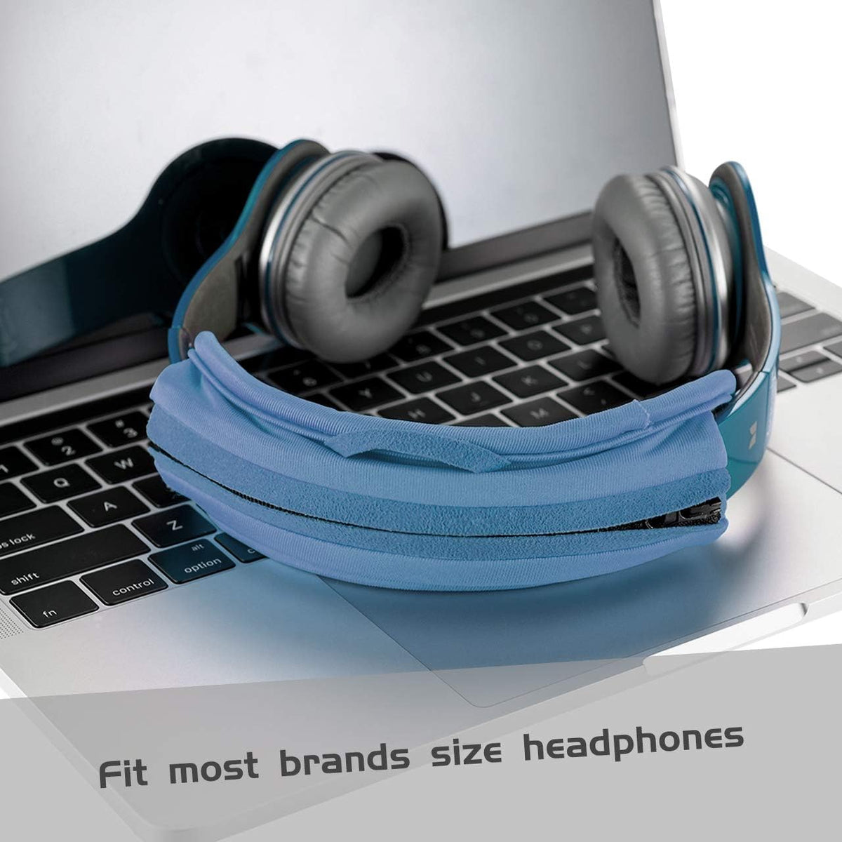 TXEsign Universal Replacement Headband Cushion Pad Cover Protector Compatible with ATH M50X, QC 35i/35ii, QC25, Solo 2/Solo 3, Studio 2/3 Headphones (Blue)