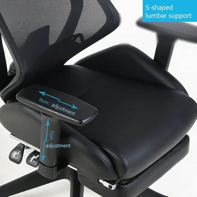 Office Chair Gaming Chair Computer Chair Ergonomic Reclining Office Boss Chair with Footrest Multi-Function Lifted Rotated Computer Chair Protect Waist Gaming Chair