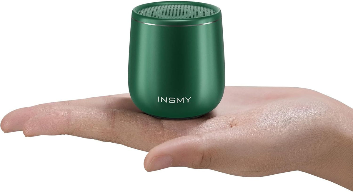 INSMY Small Bluetooth Speaker, Waterproof Mini Portable Wireless Speaker, Punchy Bass Rich Audio Stereo Pairing