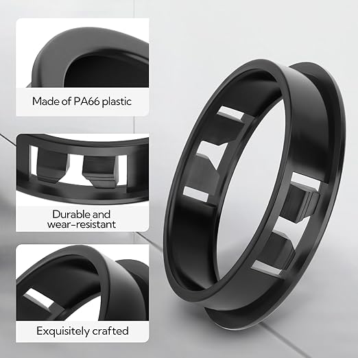 GAGIRA 5PCS 3-9/16" Black Cable Snap Bushing Grommet, Snap in Cord Bushing Protect Cables