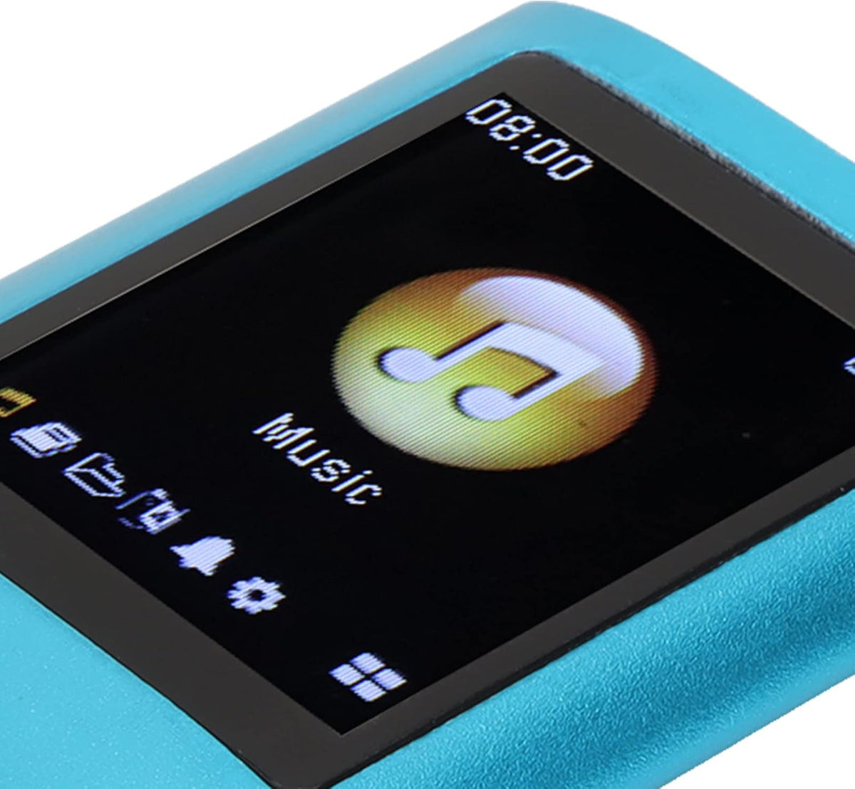 Heayzoki MP4 1.8 Inch 64G Player, Portable Music Player with LCD Screen, Lossless Sound, Supports Up to SD Card, Blue