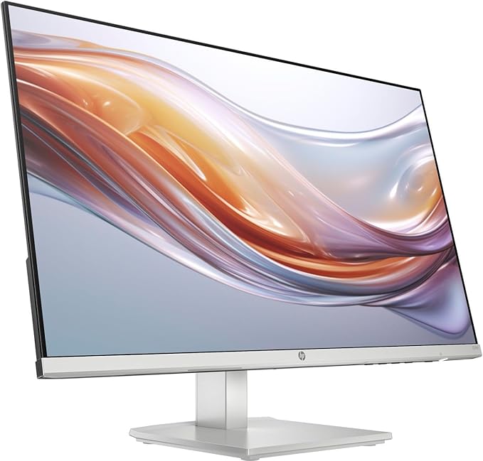 HP Series 5 524sh Monitor 94C19AA#ABA Bundle with Docztorm Dock 24 FHD IPS (1920x1080) Display 1x HDMI 1x VGA Flicker-Free Ideal for Home &amp Business Black/Silver (2026 Latest Model) (2 Pack