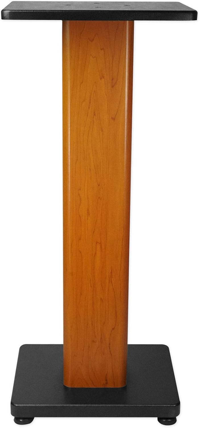 Rockville 28" 2-Tone Bookshelf Speaker Stands Surround Sound Home Theater (RHT28C)