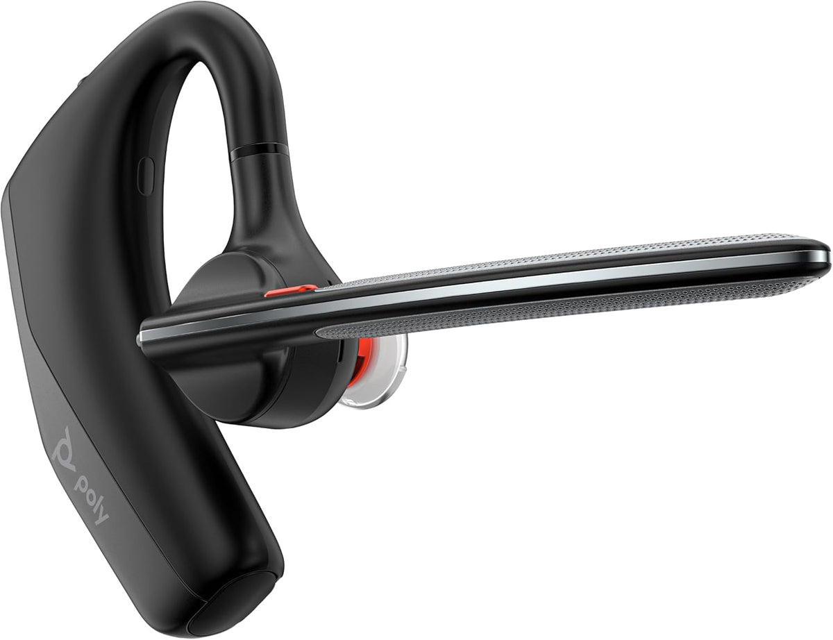 POLY HP Voyager Legend 30 - Bluetooth Monaural Headset - Discreet Boom & 4 Noise-Canceling Mics, WindSmart Technology, All-Day Comfort, Seamless Connectivity, Smart Sensors & Call Controls, Black