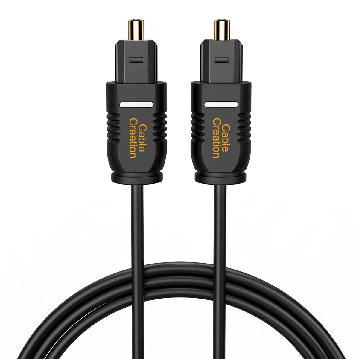3.3FT, PS4, CableCreation Optical Digital Audio Cable Thin Fiber Optic Toslink Gold Plated S/PDIF Cord for Home