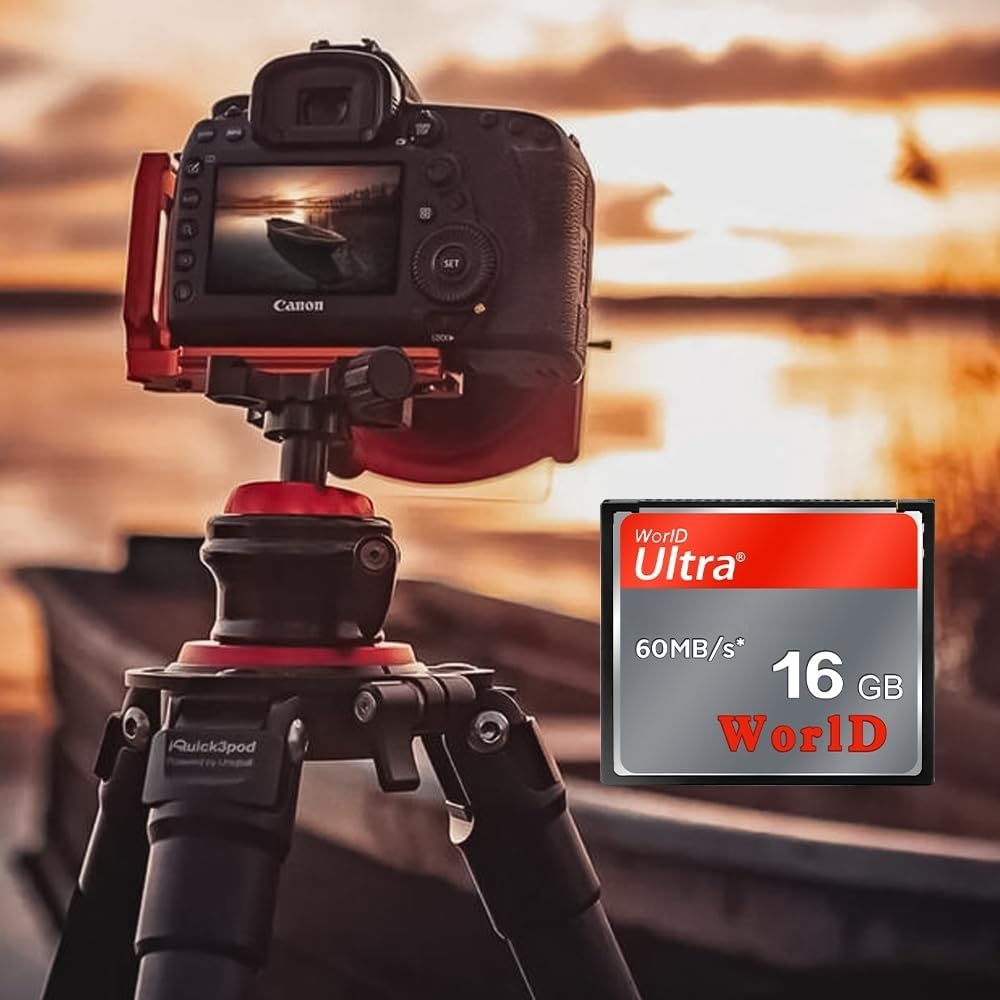 HuiErHui 16GB 60MB/s Camera CF Card Memory Card UDMA Speed Up