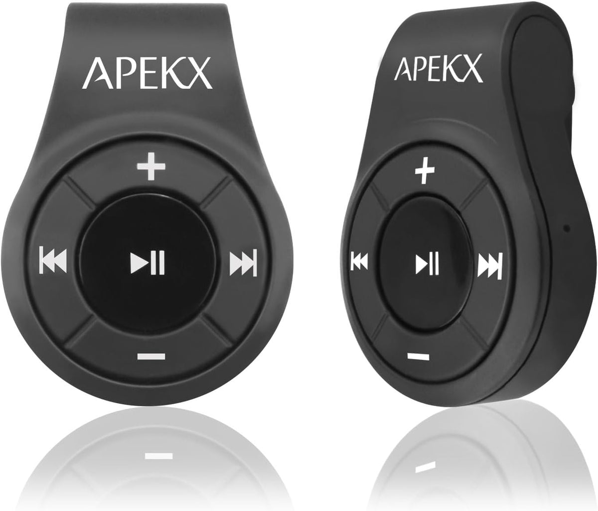 APEKX Clip Bluetooth Audio Adapter for Headphones, Headset, Speaker, Wireless Receiver with MIC for Hands-Released Call and Music