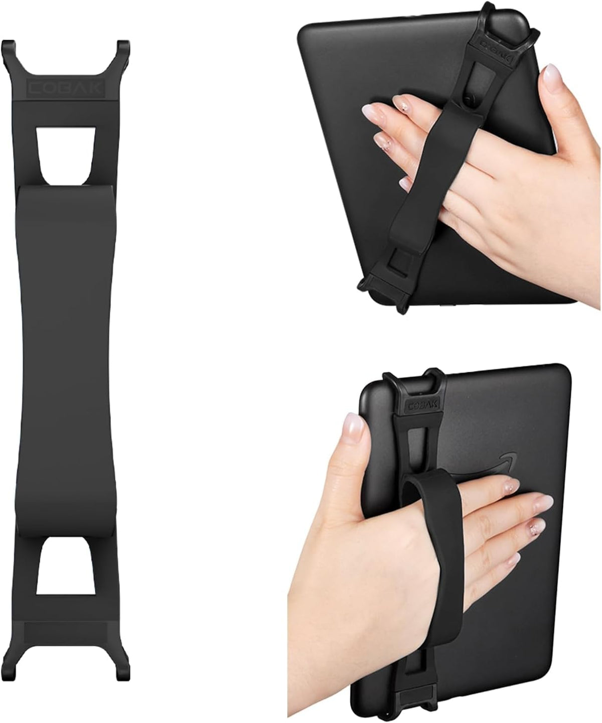 CoBak 6-7" Hand Strap for Kindle/Voyaga/Lenovo/Sony E-Book/Kindle Fire/Kobo/Tablets, Convenient for Bedtime Reading