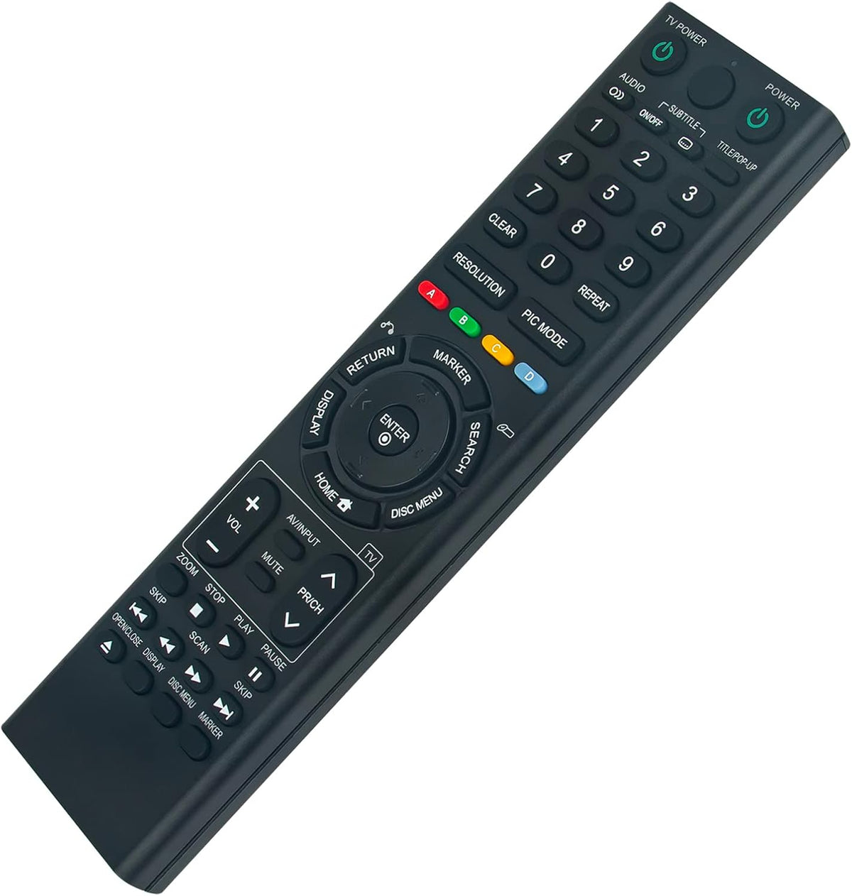 ECONTROLLY AKB68183605 BD390V-N BD390 BD390C BD390V Replaced Remote Control fit for LG Blu-Ray Disc Player Recorder