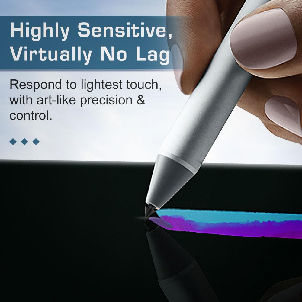 MoKo Pen Tips for Surface Pen (5 Packs, 2xHB/2x2H/H Type), Surface Pen Tip Replacement Kit Compatible with Surface Pro 2017 Pen (Model 1776)/Surface Pro 4 Pen, Original Pen Nibs Refill for Stylus Pen