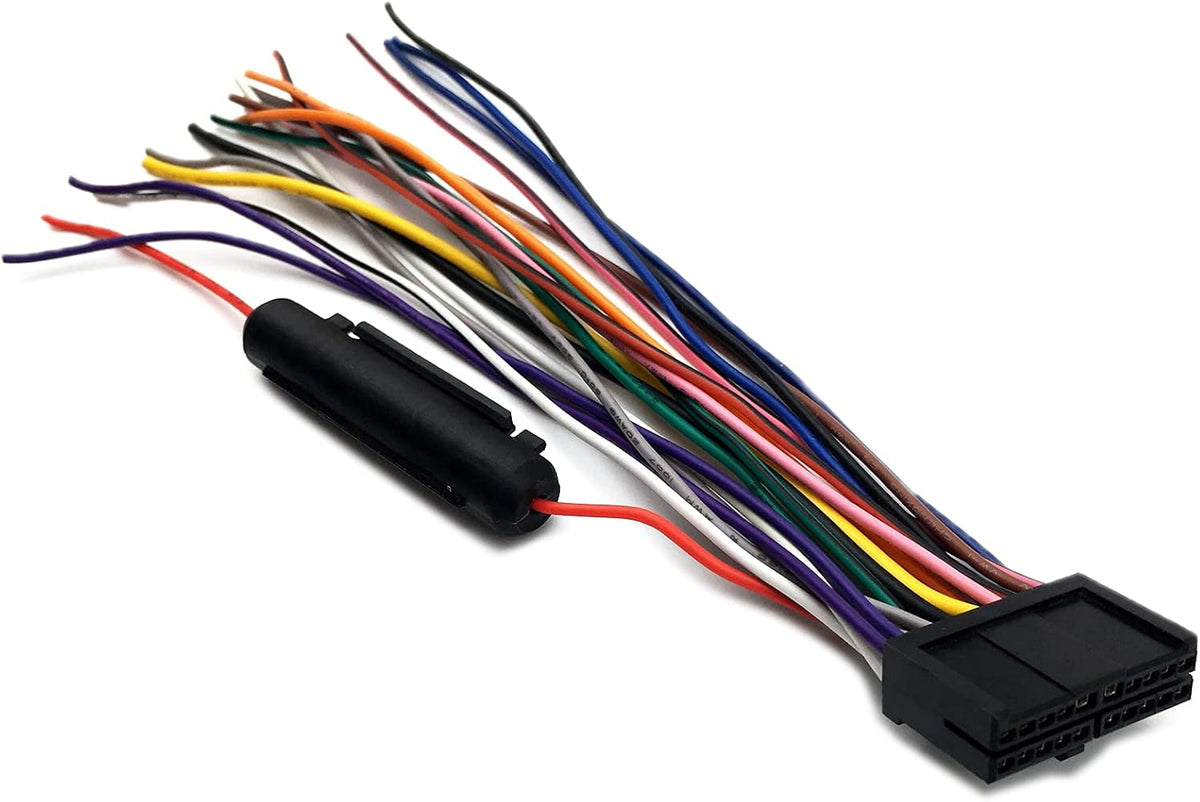 IBVIBV XDVD156BT, XDVD176BT, XDVD276BTCD Car Radio Wire Harness Connector for Dual DVD Receiver