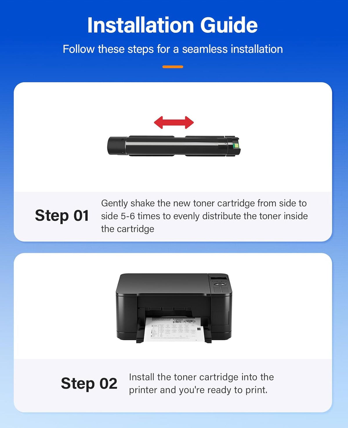 Phaser 7800 High Capacity Toner Cartridge Set 4-Pack Replacement Compatible with Xerox 106R01569 106R01566 106R01567 106R01568 Phaser 7800 7800N 7800DN 7800DX 7800GX Printer Black Cyan Magenta Yellow
