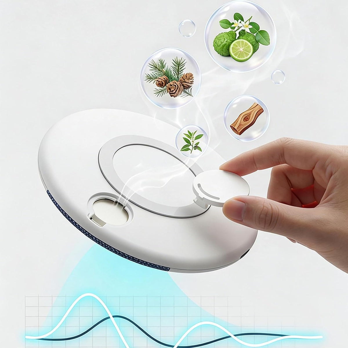 Generic Pillow Speakers for Sleeping,Wireless Sound Device - Thin Speaker with White Noise,for Home Bedroom Dorm Hotel
