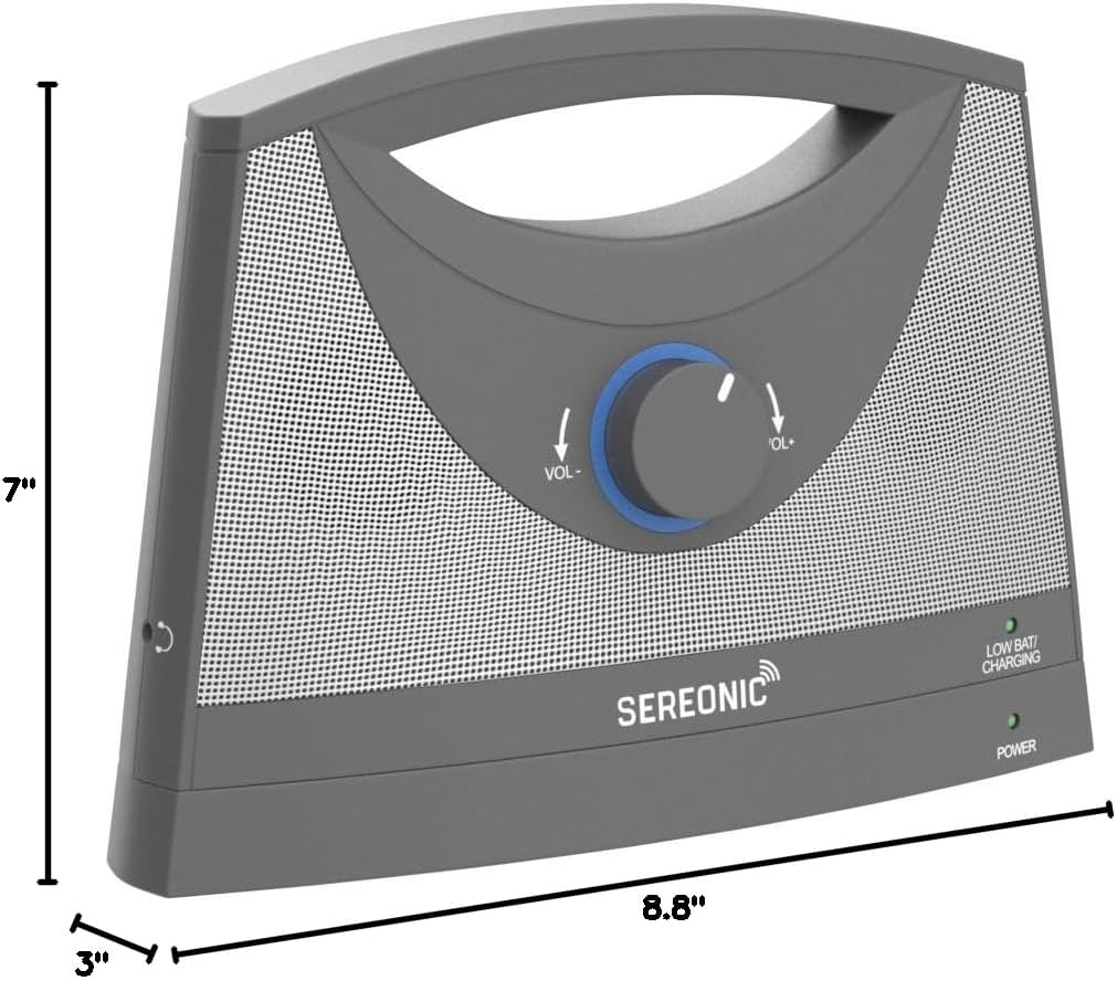 Wireless TV Speakers for Hard of Hearing - Portable, Powerful, and Convenient