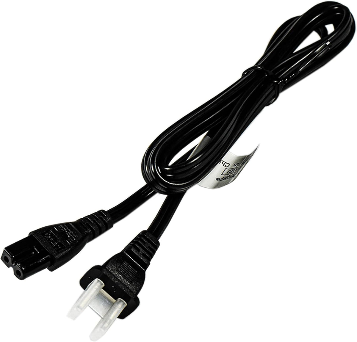 HQRP 6ft AC Power Cord Long Compatible with Pioneer DVD DVR Player Mains Cable, Black