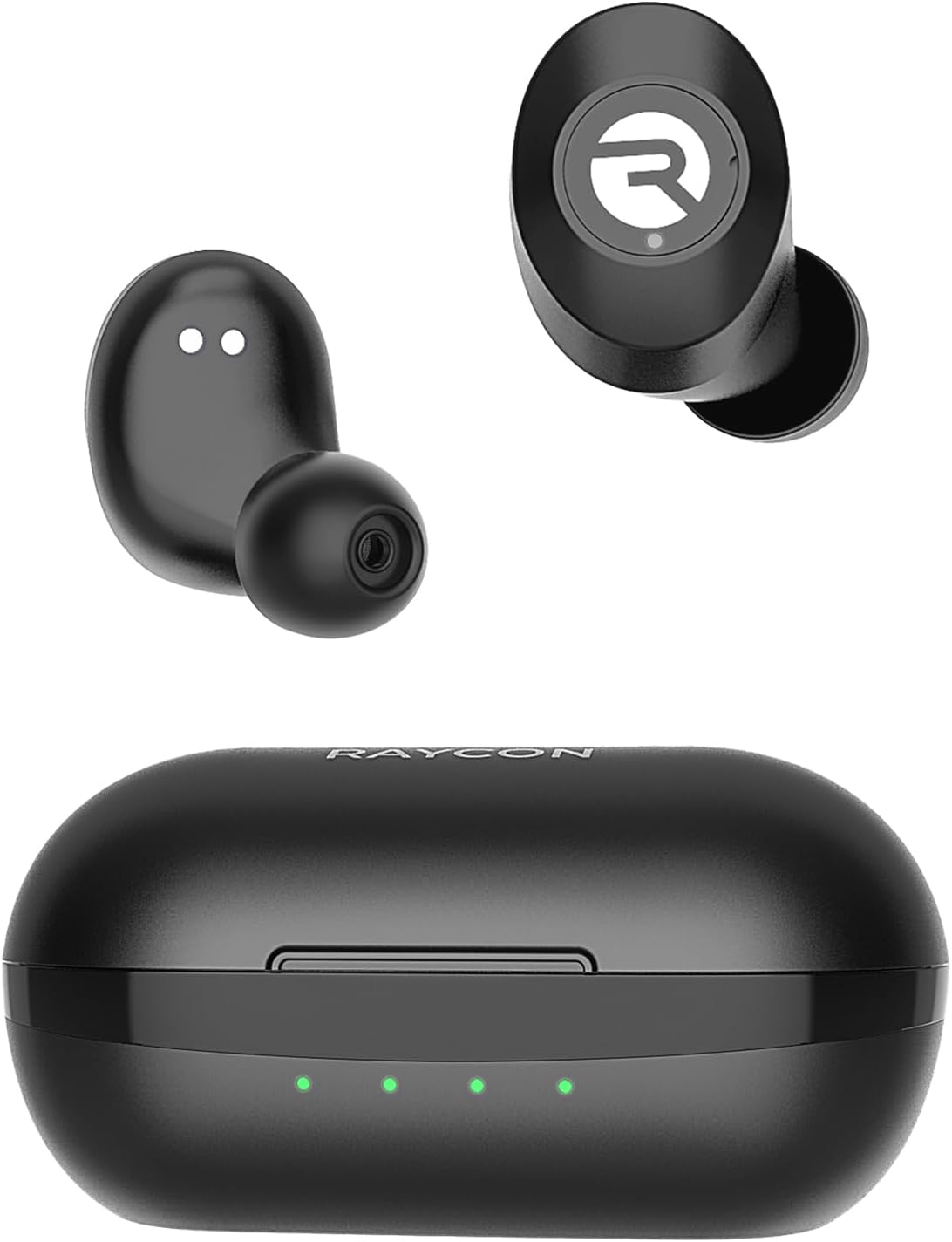 Raycon Everyday Earbuds Classic Bluetooth Wireless with Microphone - Stereo Sound, Active Noise Canceling, in-Ear Bluetooth Headset True Wireless Earbuds 32 Hours Playtime (Black)