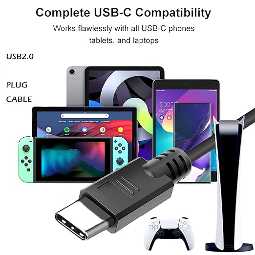 YOTETION Long USB A to USB C 3.0 Cable 50FTUSB3.0 A to C Data Transfer Type C Cable for Android Auto/iPhone 15/Galaxy S21 S20 A53 A71/iPad Mini 6/Switch/PS5 Controllerfor Samsung T7
