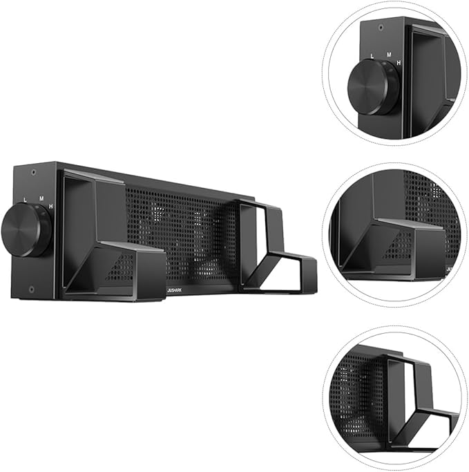 BESPORTBLE RGB Gaming Laptop Cooling Pad Speed Fans Ergonomic Heat Dissipation Stand Compatible with All Laptop Portable Notebook Cooler for Home and Office Use