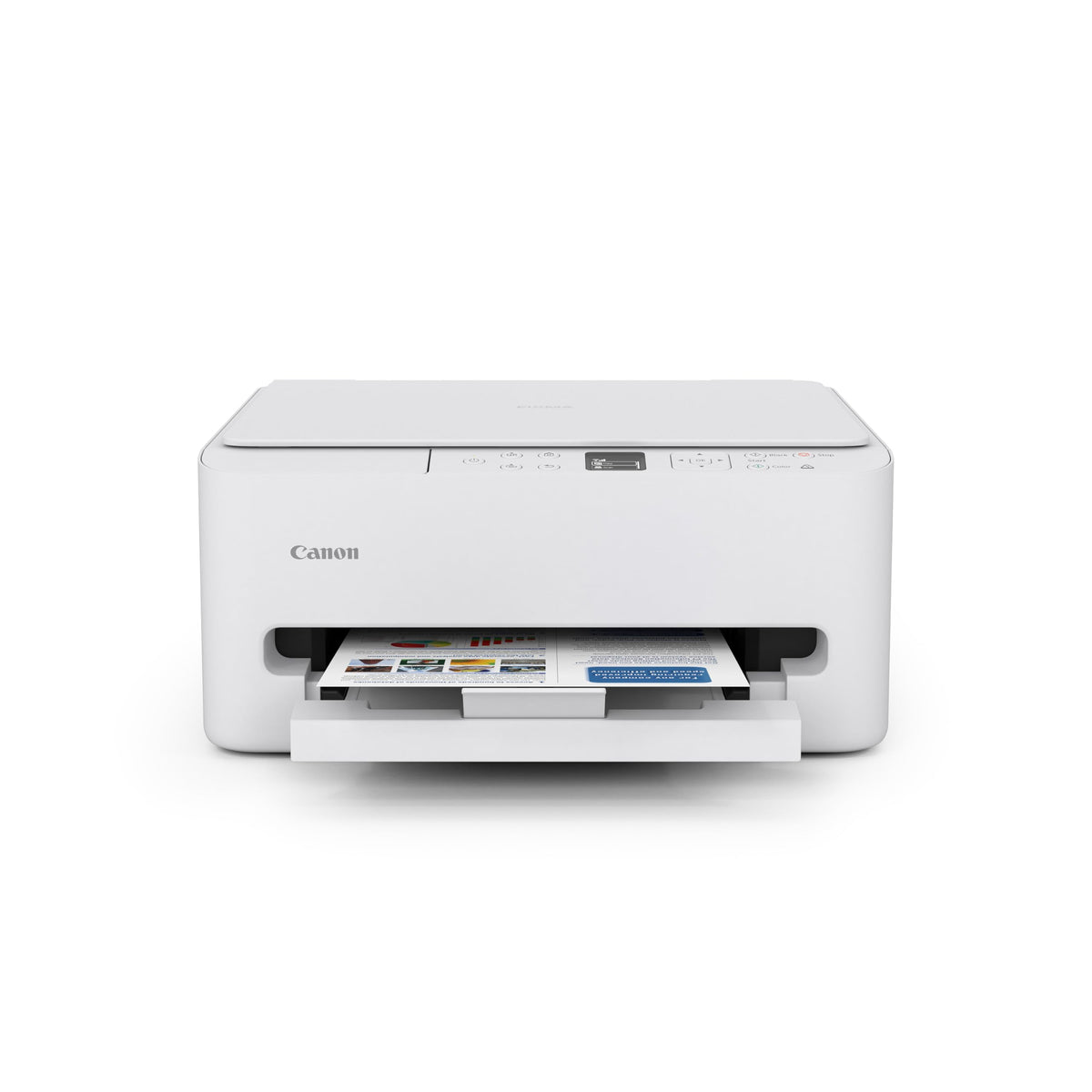 Canon PIXMA TS6520 Wireless Color Inkjet Printer Duplex Printing, White - Home Printer with Copier/Scanner, 1.42” OLED Display, Intuitive Control