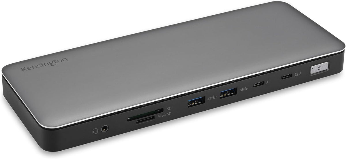 Kensington SD5768T EQ Thunderbolt 4 Docking Station, Dual 4K@60Hz via HDMI/TB4 Ports, 96W Charging, SD/Micro SD Card Slots, Ethernet, Audio, Supports Thunderbolt Share (K35381NA)