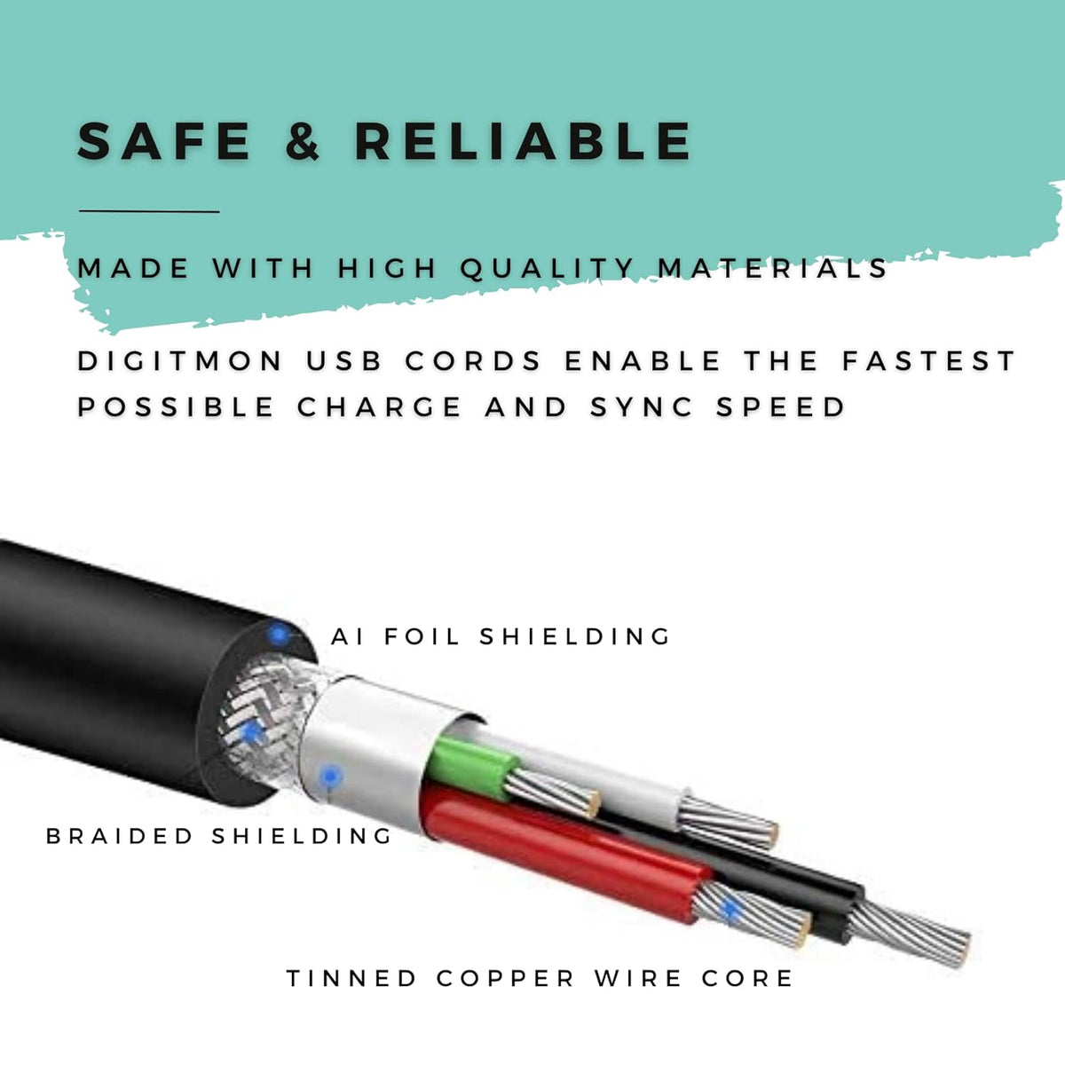 6 190 FEET USB Printer Cable for HP Color Copier with Life Time Warranty