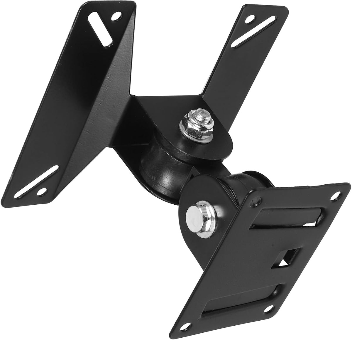 IMUSINICE 14-26 Inch Setup Adjustable Wall Mount Tv Stand for Tvs and Monitors, Thickened Black Iron Art Wall Bracket