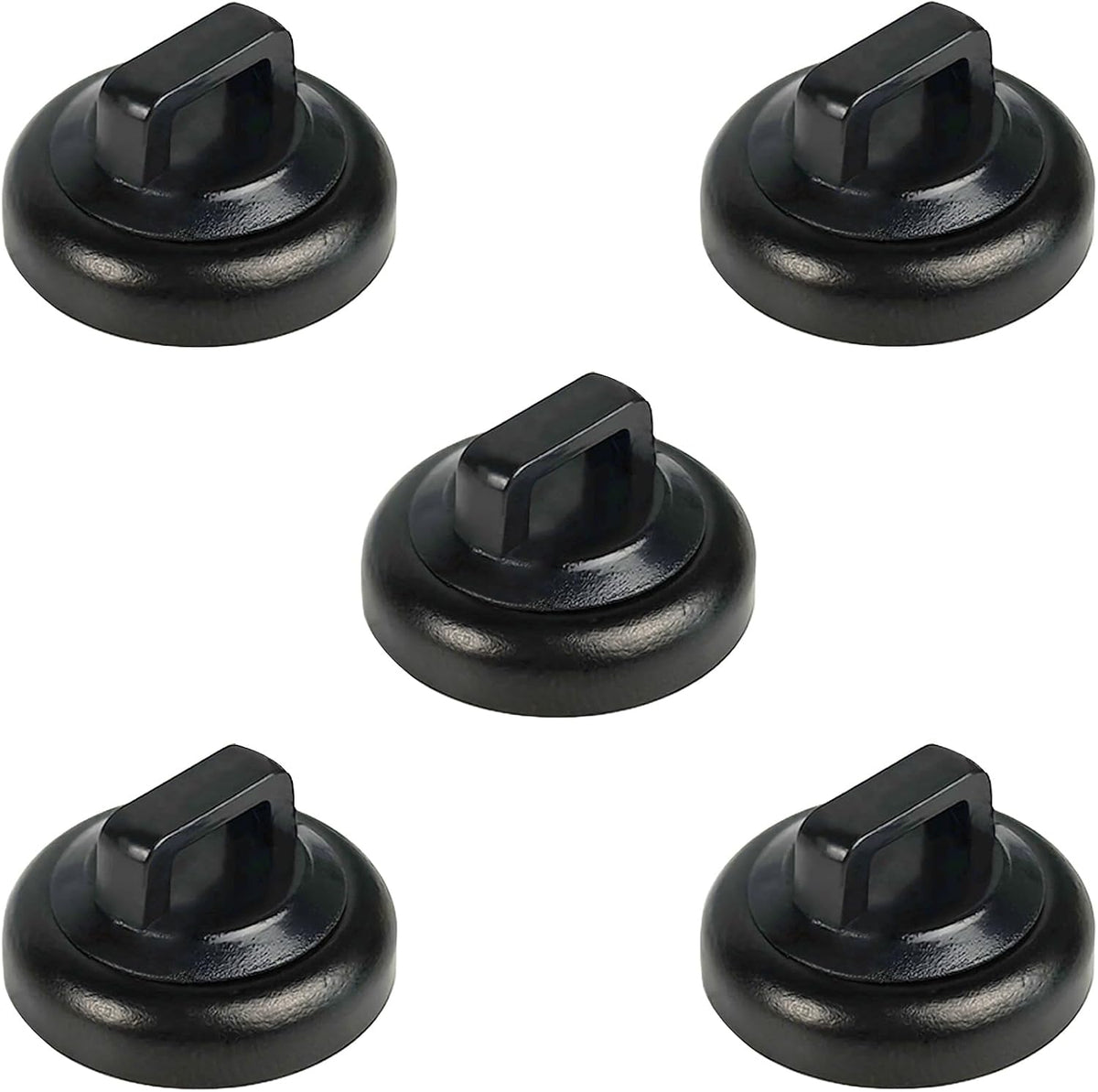 5 Magnetic Cable Clips Multipurpose Zip Ties Mount Base Holder Black Wire Cable Holder Management for Home Office