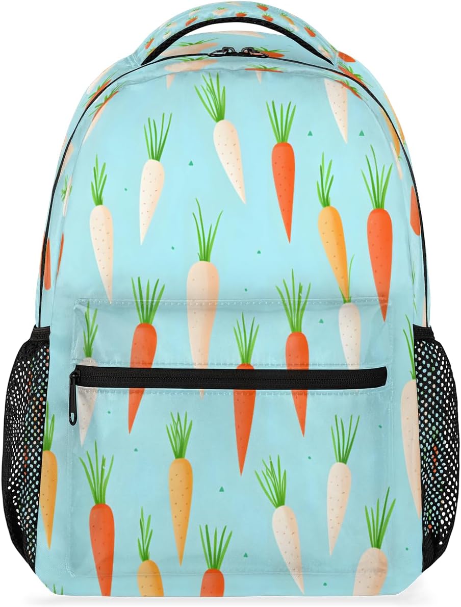 Aglebo Backpack Backpack 16x11.4x8 inch Daypack Pack Cute Carrot Travel for Men Women Casual Cute Laptop Lightweight