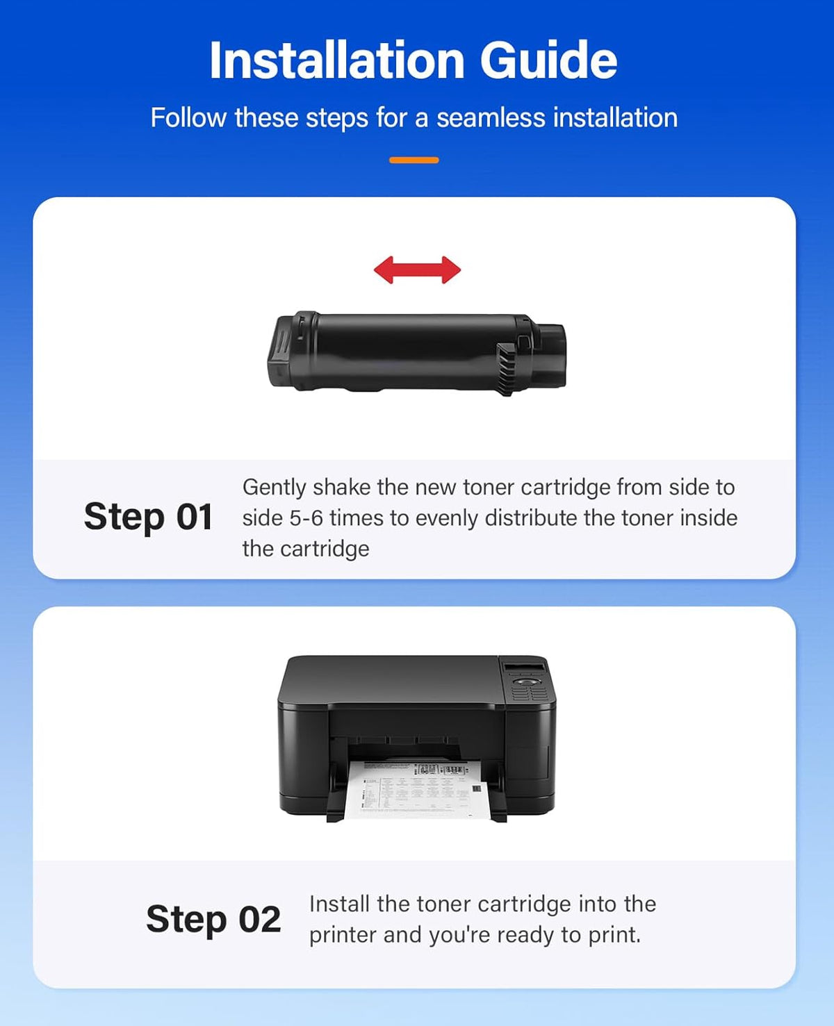 VersaLink C600 C605 Toner Cartridge 4-Pack Extra High Capacity Replacement for Xerox 106R03919 106R03916 106R03917 106R03918 Compatible with Xerox VersaLink C600 C605 Printer Black Cyan Magenta Yellow