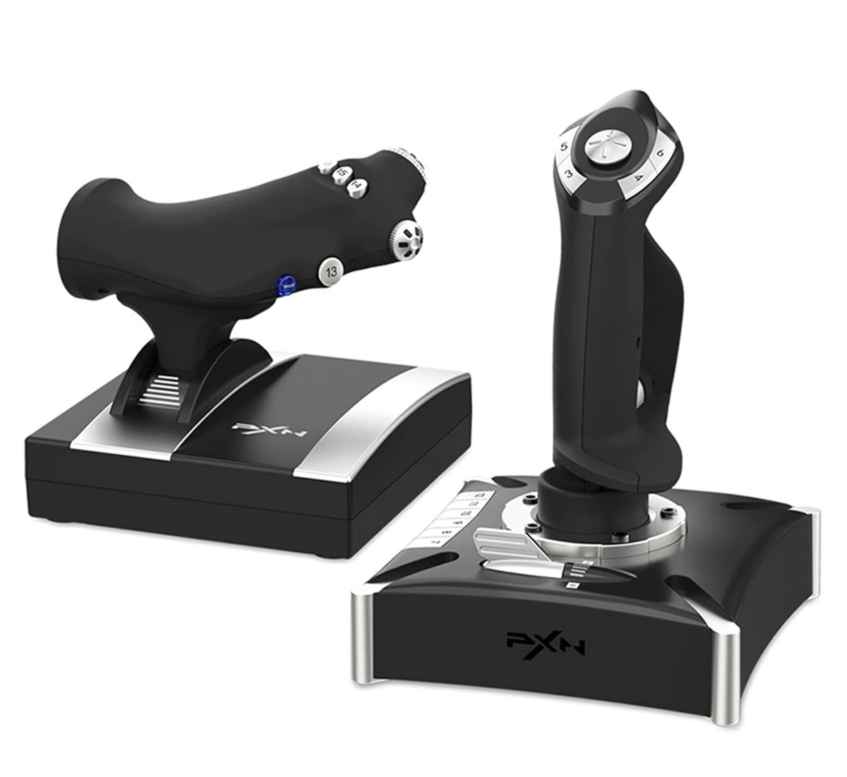PXN-2119Pro Flight simulator controls Flight Stick with Vibration for xbox one/P4/pc Windows 7/8/10 (P4/xbox one need Original handle guide)（Not Support Mac Systems PS3/ PS5/xp/vista）