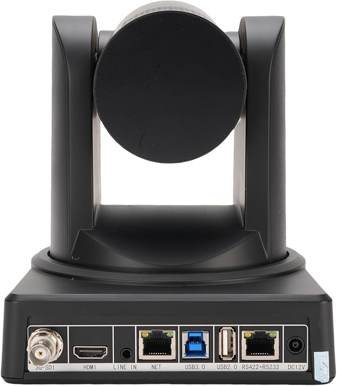 Bewinner 1080P Conference Room Camera System AI Auto Tracking PTZ Camera 12X Optical Zoom SDI IP USB3.0 HDMI Conference Webcam with Remote Control for Online Meetings (US Plug)