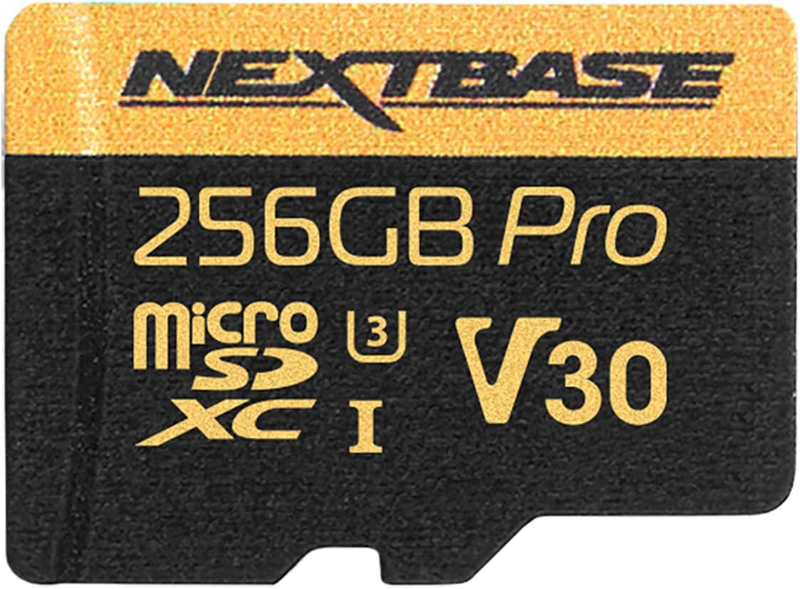 NEXTBASE Acc – Series 2 – 256GB U3 Micro SD Card with Adapter