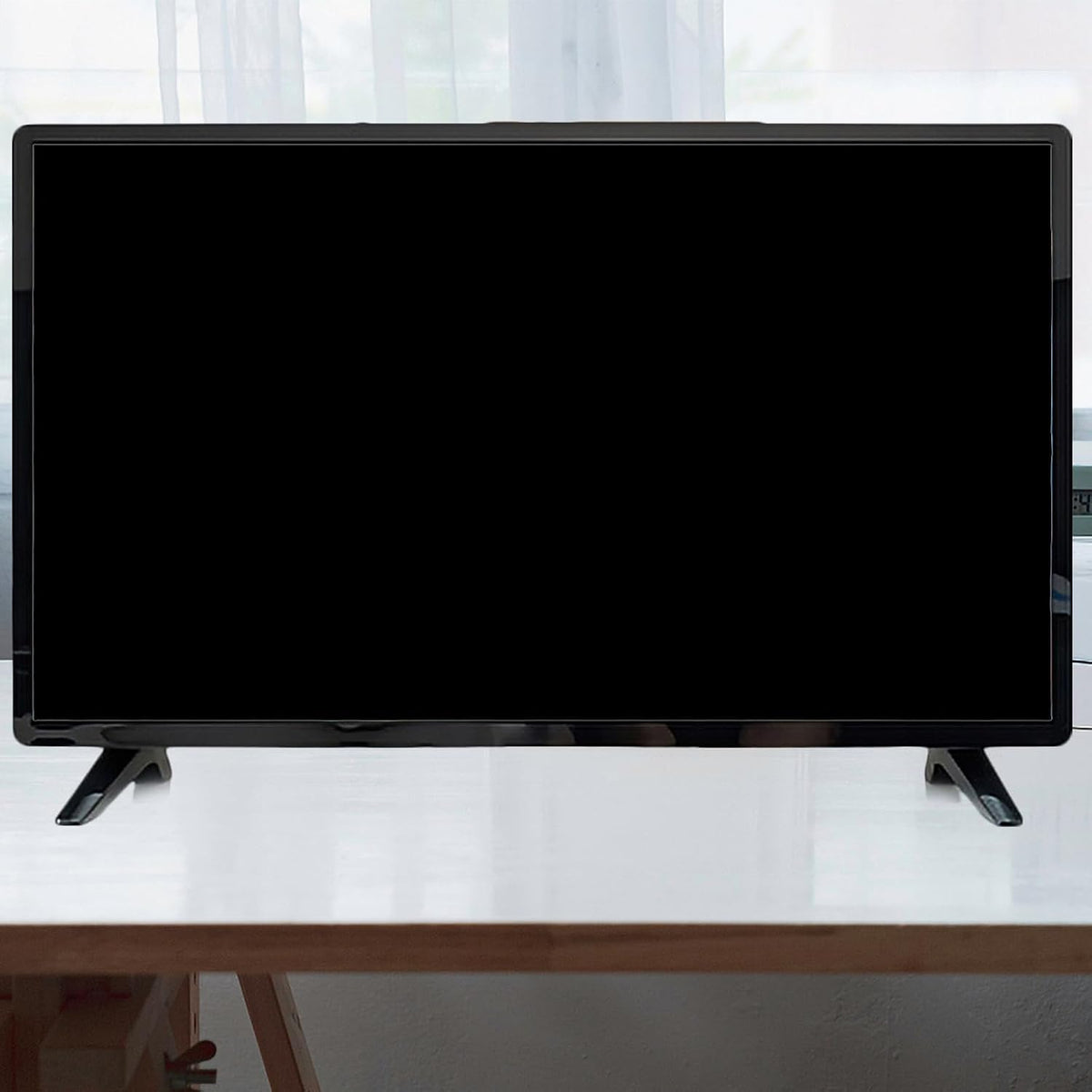 Homoyoyo 32-65 Inch Sturdy Black TV Stand Base Replacement with Screws for TVs