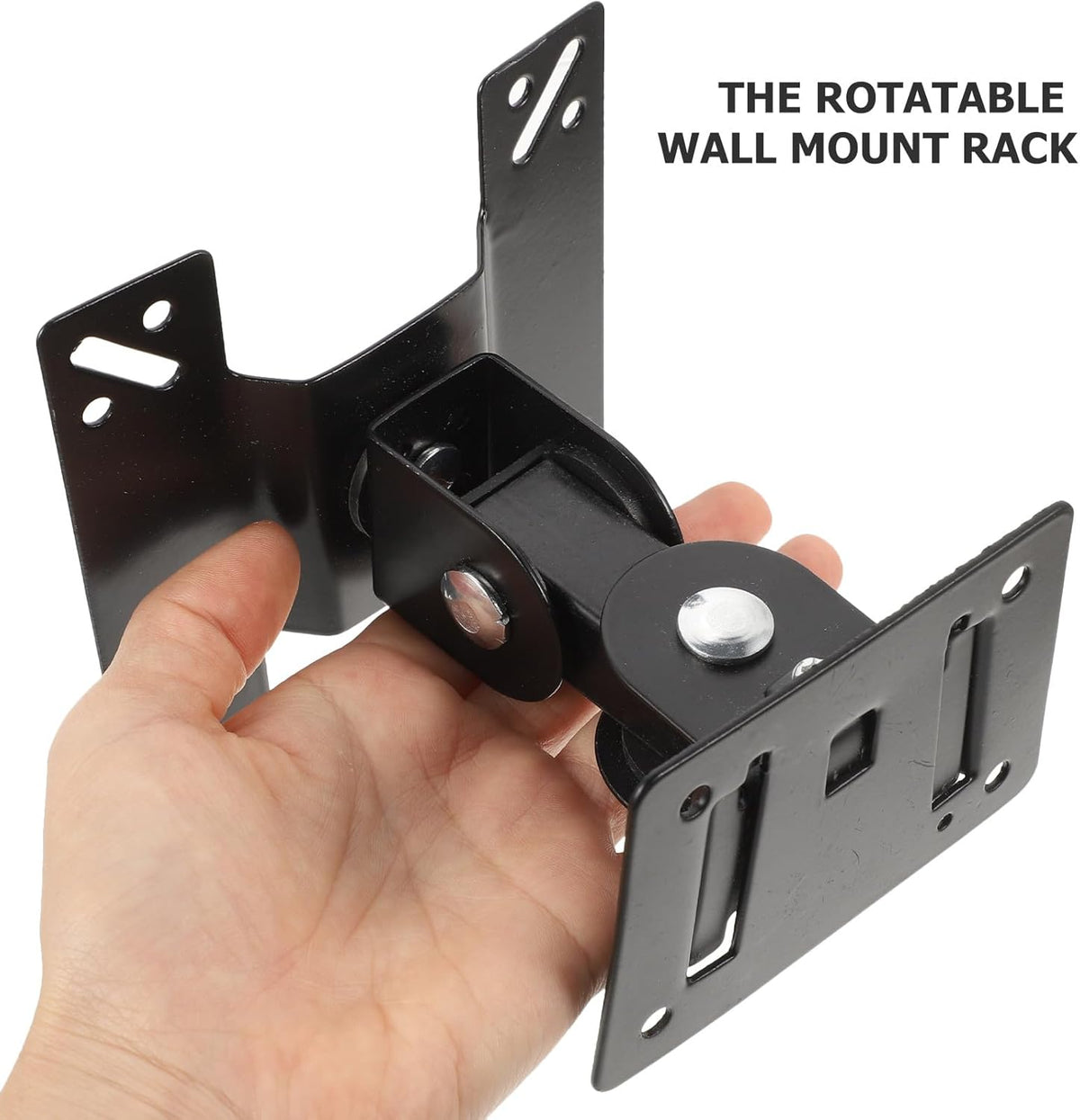 Homoyoyo 360 14-27 Inch Wall Mount Tv Bracket and Monitor Mount with Rotation Metal Pivot, Compatible with LCD Screens