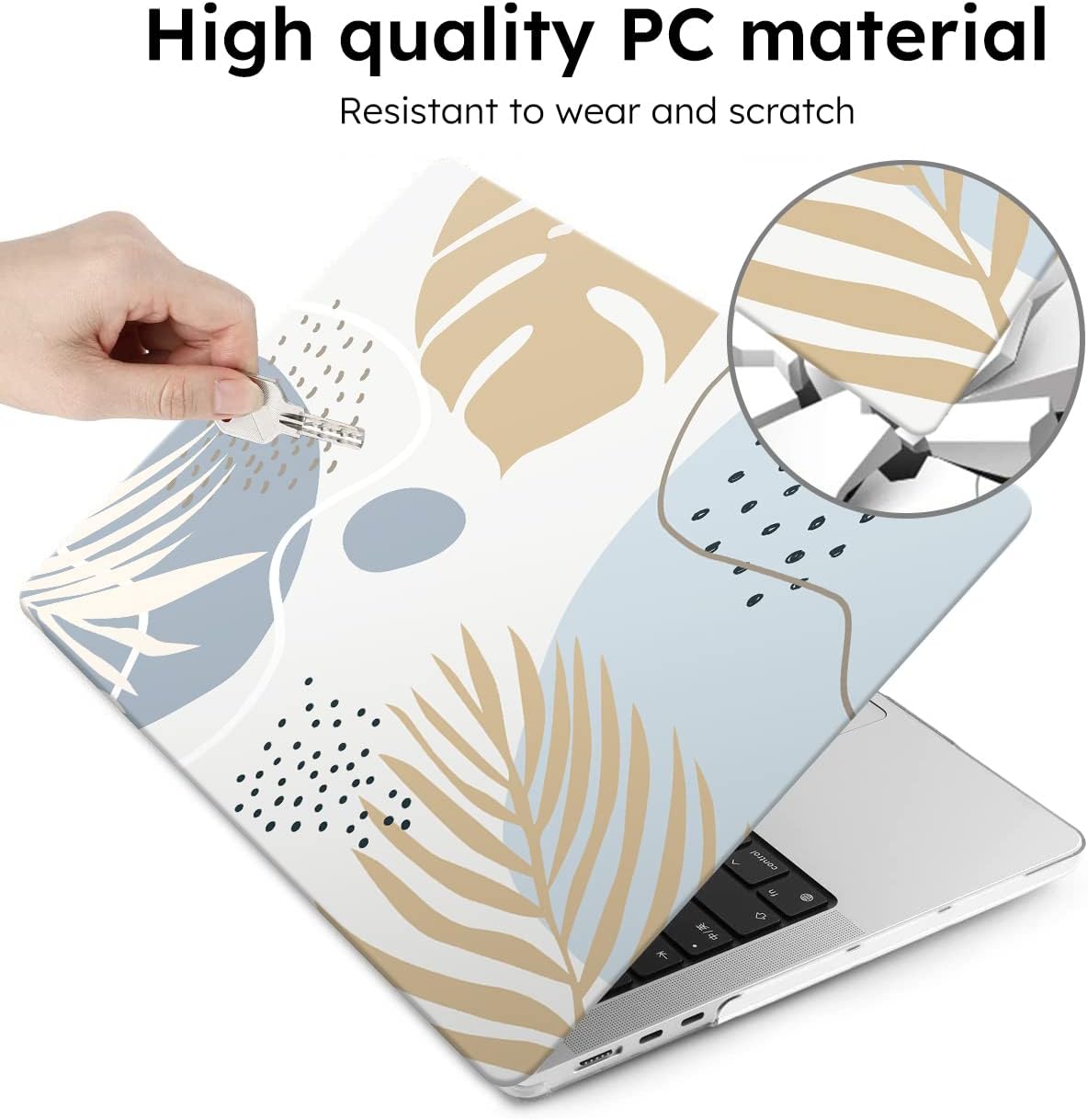 iCasso for MacBook Air 13 inch Case 2025 2024-2022 Release M4 A3240 M3 A3113 A2681 M2 with Liquid Retina Display, Hard Plastic Shell for Mac Air 13.6, Keyboard Cover&Screen Protector, Morandi Blue