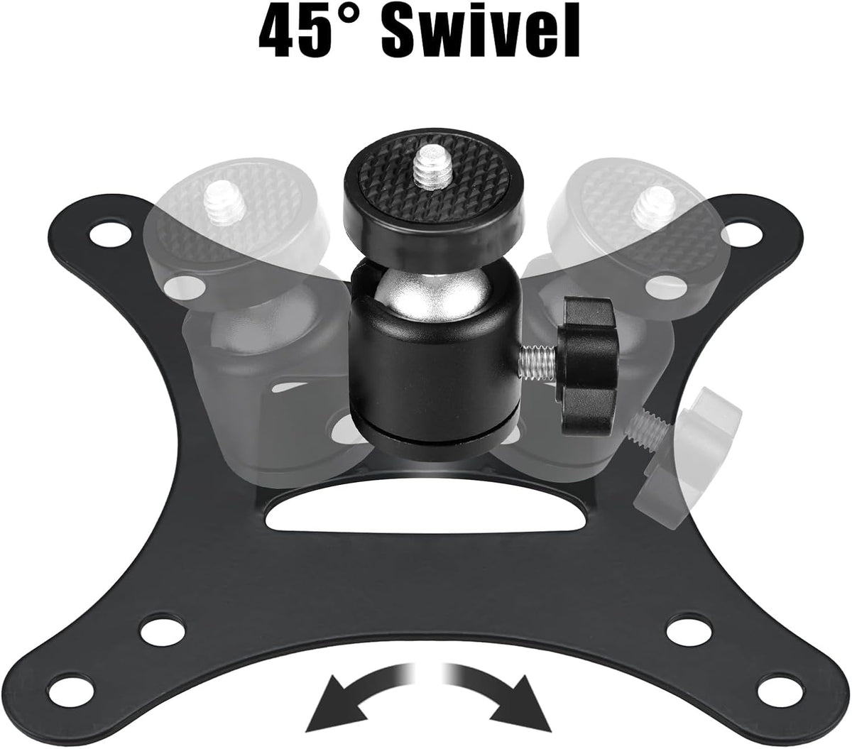 2-Be-Best Adjustable Mini Projector Ceiling Mount - Universal Bracket in Black